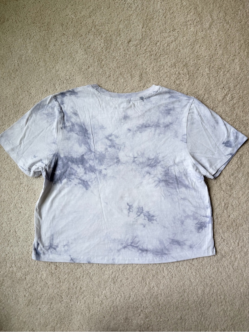 Disney 'Once Upon A Time' Lavender Tie-Dye Princess Cropped Baby Tee - Picture 6 of 6